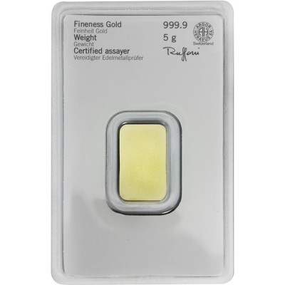 Heraeus 5g - Investiční zlatý slitek
