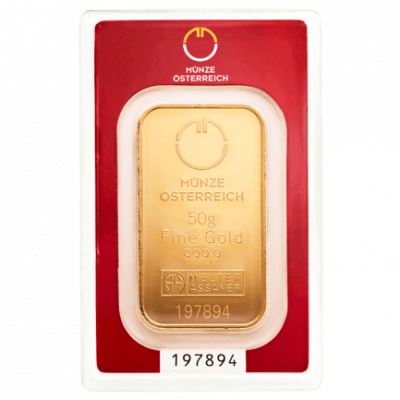 Münze Österreich 50g - Investicinis aukso luitas