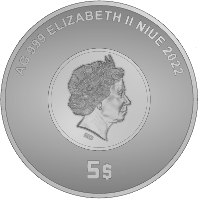 Mirtina kova - 2 oz - sidabrinė kolekcinė moneta