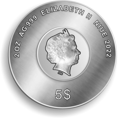 Mirtina kova - 2 oz - sidabrinė kolekcinė moneta