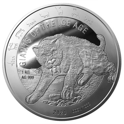 Ledynmečio milžinai - 8 oz - Sidabrinės kolekcinės monetos