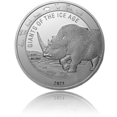 Ledynmečio milžinai - 8 oz - Sidabrinės kolekcinės monetos