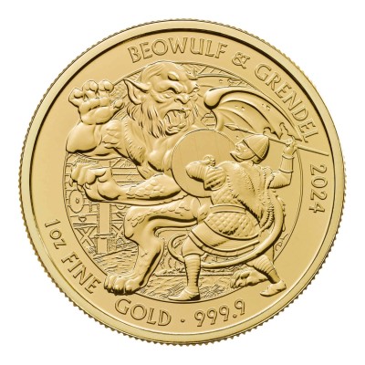 Mitai ir legendos - Beovulfas - 1 oz - Auksinė moneta
