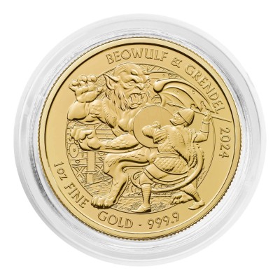 Mitai ir legendos - Beovulfas - 1 oz - Auksinė moneta