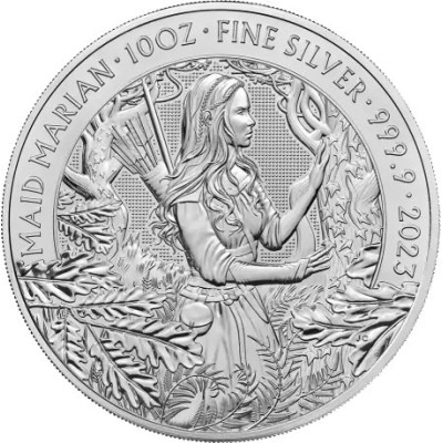 Mitai ir legendos - Mergelė Marianna - 10 oz - Sidabrinė investicinė moneta