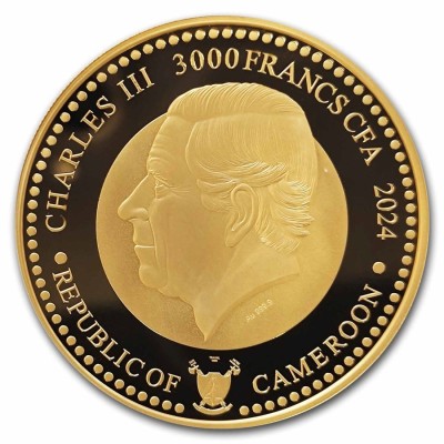 Pasaulinės šunų veislės: Australijos aviganis (2024) 1 oz - auksinė moneta