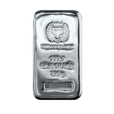 Germania Mint - 250g - sidabro investicinis luitas