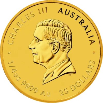 Mėnulio gyvatė 2025 - 1/4 Oz - Auksinė moneta