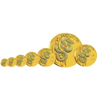 Mėnulio gyvatė 2025 - 1/10 Oz - auksinė investicinė moneta