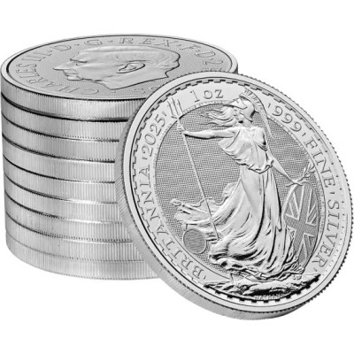 Britanija (2025) - 1 Oz - Sidabrinė investicinė moneta (pristatyta 2025 5 10)