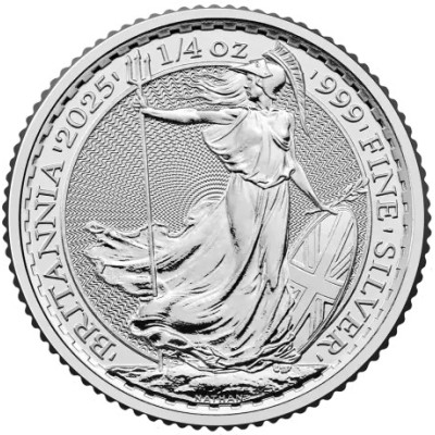 Britanija (2025) - 1/4 Oz - Sidabrinė investicinė moneta