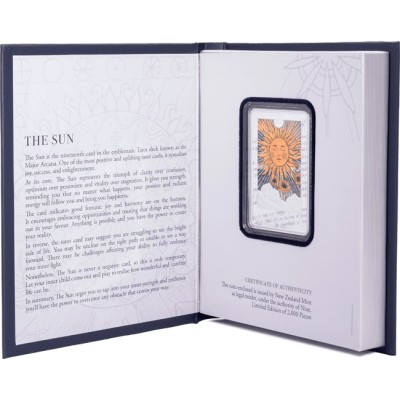 Taro XIX: Saulė - 1 oz - Sidabrinė kolekcinė moneta