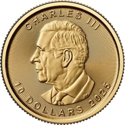 Klevo lapas (2025) - 1/4 Oz - auksinė investicinė moneta