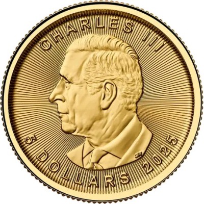 Klevo lapas (2025) - 1/10 Oz - auksinė investicinė moneta