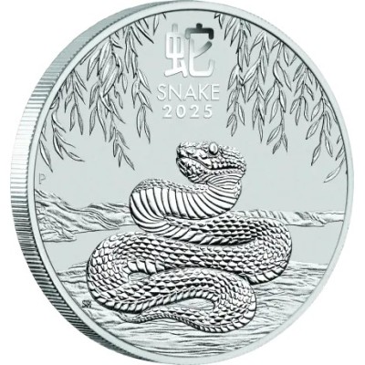 Mėnulio gyvatė (2025 m.) - 1 oz - Sidabrinė investicinė moneta