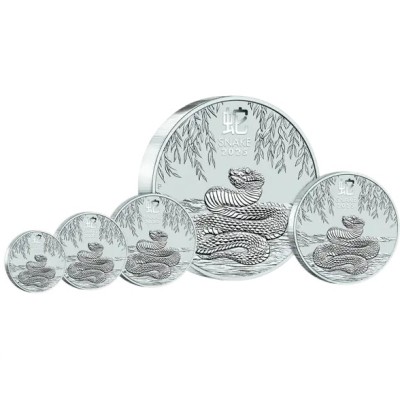 Mėnulio gyvatė (2025 m.) - 1 oz - Sidabrinė investicinė moneta