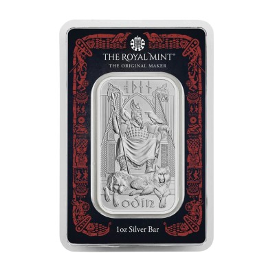 Šiaurės dievai - Odinas - 1 Oz - sidabro investicinis luitas