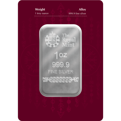 Šiaurės dievai - Odinas - 1 Oz - sidabro investicinis luitas