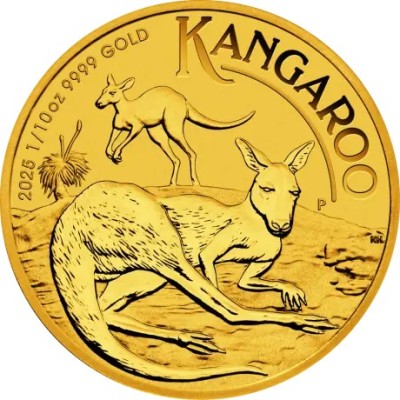 Kengūra (2025) - 1/10 Oz - auksinė investicinė moneta