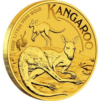 Kengūra (2025) - 1/10 Oz - auksinė investicinė moneta