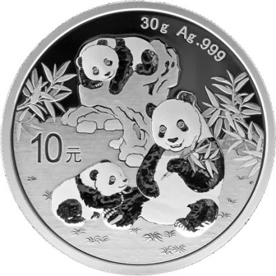 Panda (2025) - 30 g - sidabrinė investicinė moneta