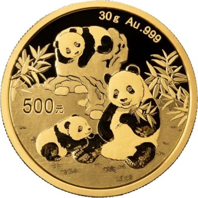 Panda (2025) - 30g - auksinė investicinė moneta