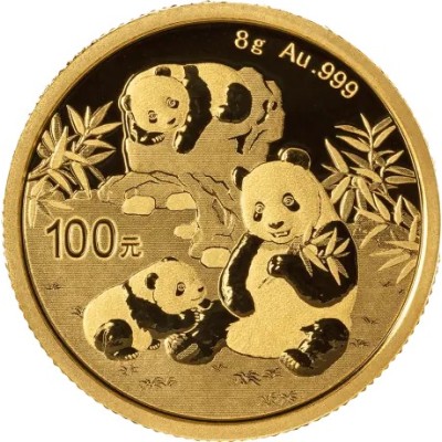 Panda (2025) - 8g - auksinė investicinė moneta