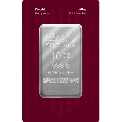 Šiaurės dievai - Odinas - 10 oz - sidabro investicinis luitas