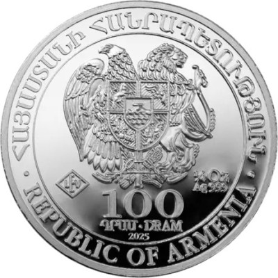 Nojaus arka (2025) - 1/4 Oz - sidabro investicinė moneta