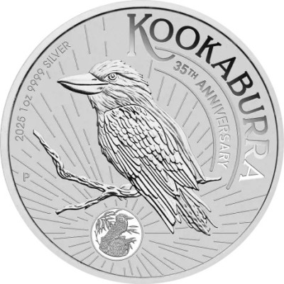 Kookaburra (2025) - 1 Oz - Sidabrinė investicinė moneta
