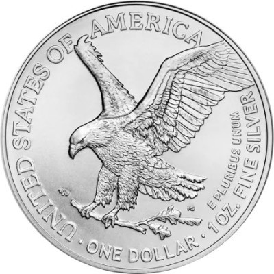 Amerikos erelis (2025) - 1 Oz - investicinė sidabro moneta