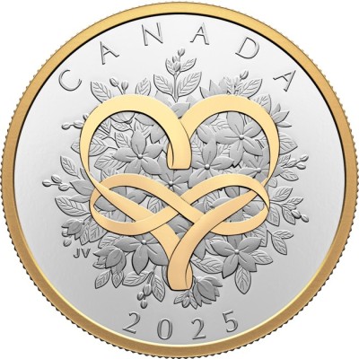 Švęsti meilę -1 Oz sidabro kolekcinė moneta