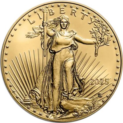 Amerikos erelis (2025 m.) - 1 oz - Auksinė moneta