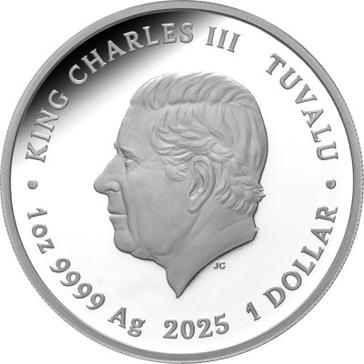 Australijos tigrinė gyvatė - 1 oz sidabro kolekcinė moneta