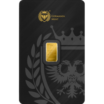 Germania Mint - 1 g - investicinis aukso luitas