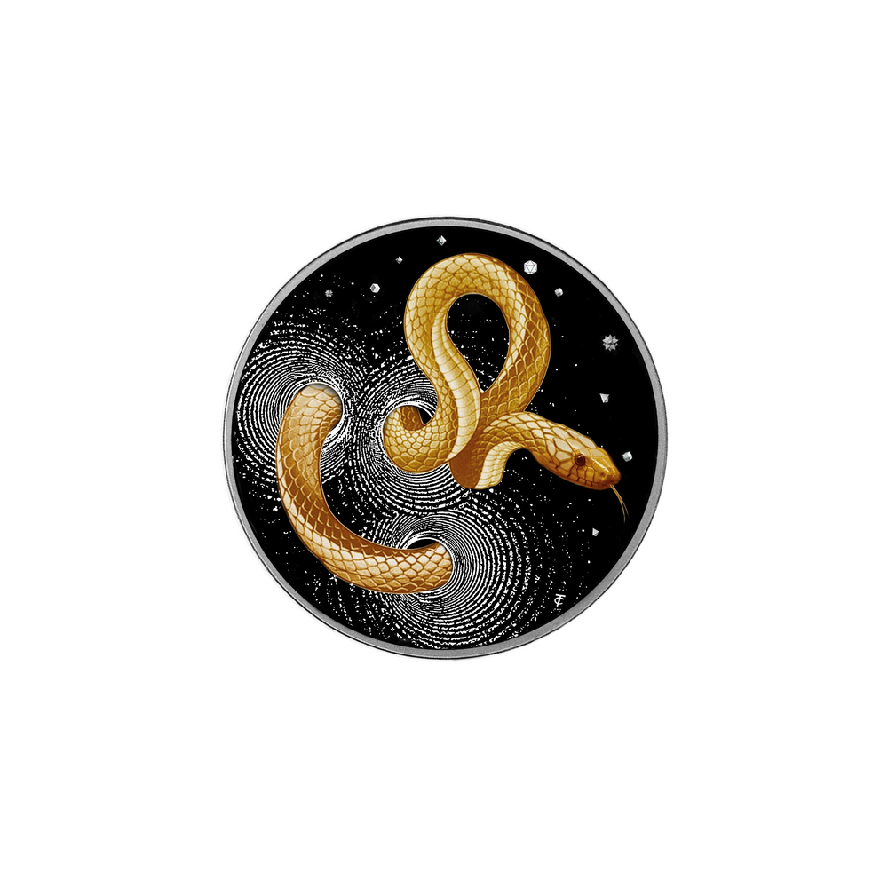 Herpetonas gyvatė - 1 oz sidabro kolekcinė moneta
