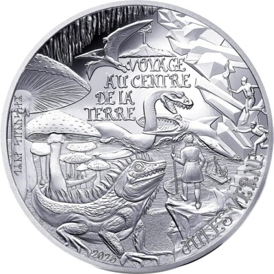 Jules Verne - 88,8g - kolekcinių monetų rinkinys