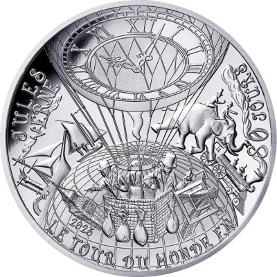 Jules Verne - 88,8g - kolekcinių monetų rinkinys
