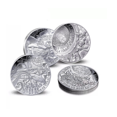 Jules Verne - 88,8g - kolekcinių monetų rinkinys