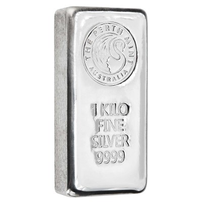 Perth Mint - 1 kg - sidabro investicinis luitas