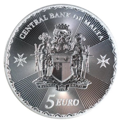 Maltos kryžius (2025) - 1 Oz - sidabro investicinė moneta