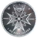 Maltos kryžius (2025) - 1 Oz - sidabro investicinė moneta
