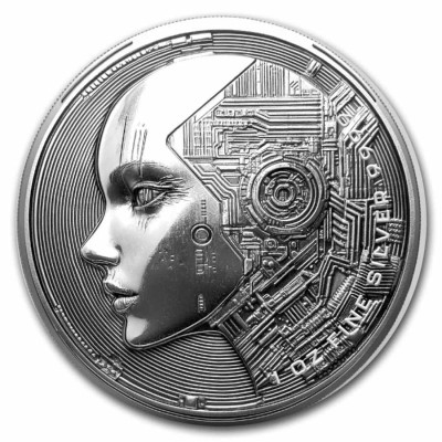 AI - Dirbtinis intelektas 2025 - 1 oz - Sidabrinė investicinė moneta