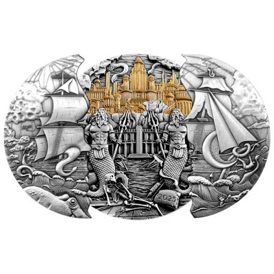 Atlantis - 5 oz - Sidabrinė kolekcinė moneta
