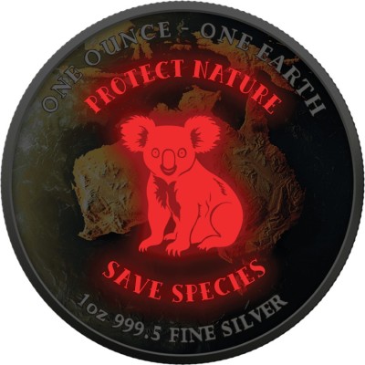 Žemė - 1 oz - Australija - Kolekcinė sidabro moneta
