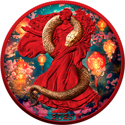 Medinė gyvatė (2025) - 1 oz - Kolekcinė sidabro moneta