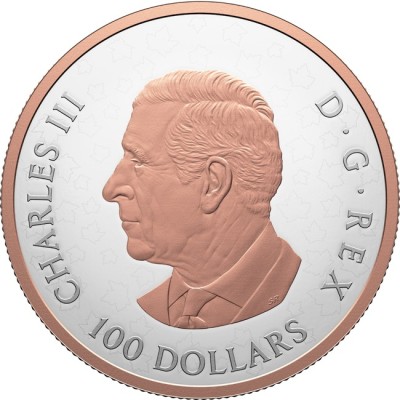 Spindintys klevo lapai - 10 oz - sidabrinė kolekcinė moneta (pristatymas 12.6.2025)