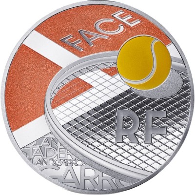 "Roland Garros" 100 metų - 22g - Sidabrinė kolekcinė moneta