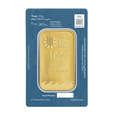 Britannia - 100 g - investicinis auksas