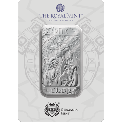 Šiaurės dievai - Toras - 1 Oz - sidabro investicinis luitas